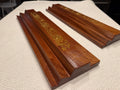 Carved Inlay Double Handed Mahjong Racks (Set of 2)