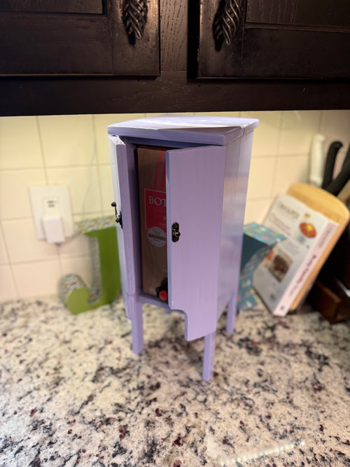 Countertop Box Wine Dispenser – Purple Two Door