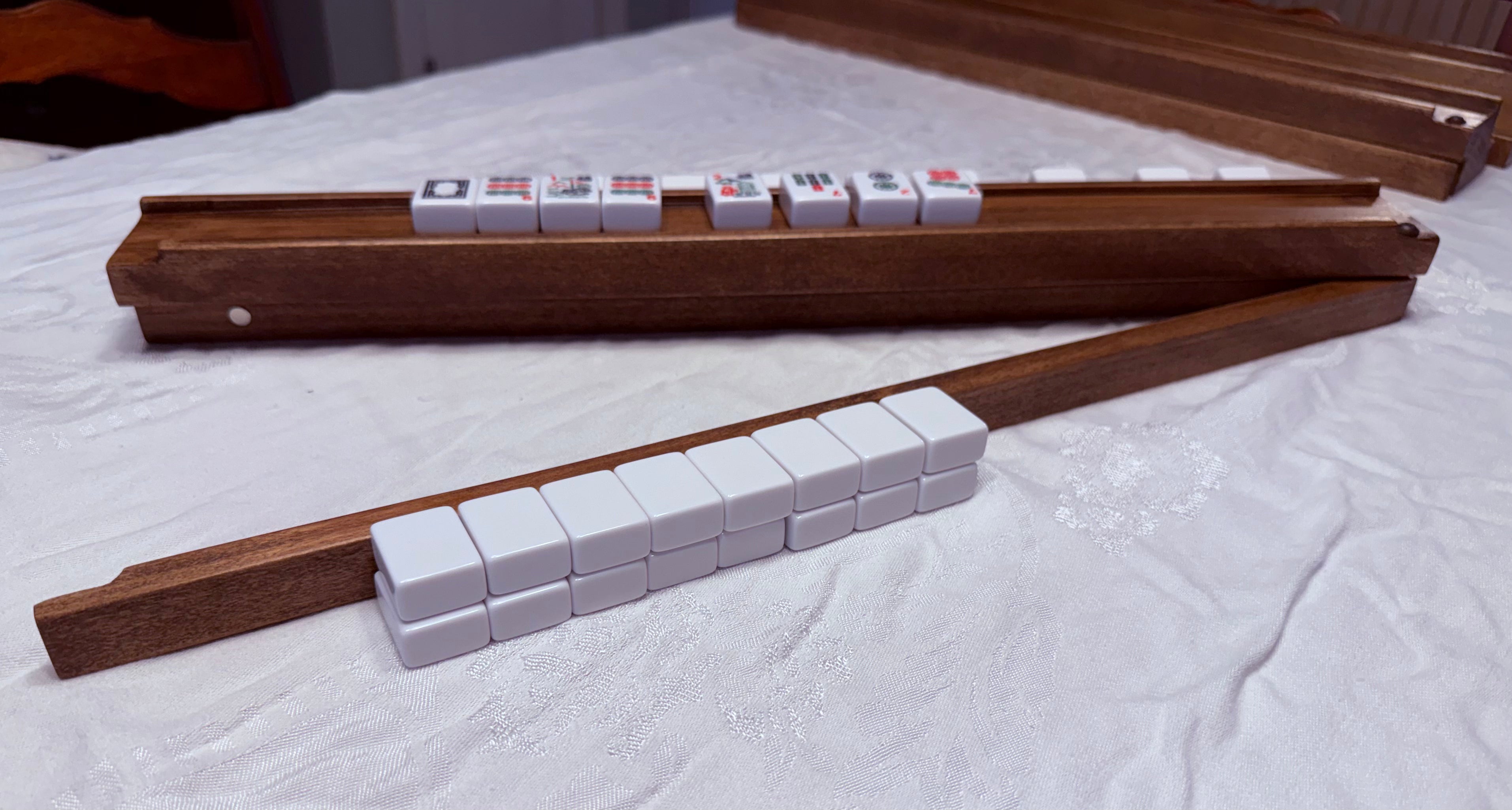 Mahjong Racks (Set of 4) - Stained