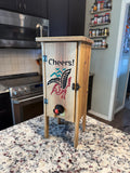 Countertop Box Wine Dispenser – Bird Bam Stained